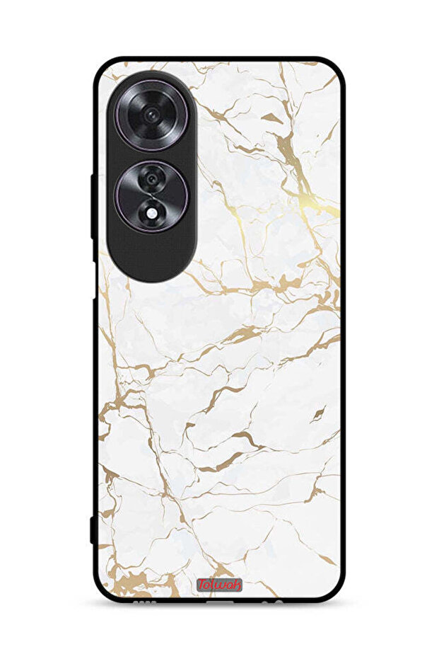 Oppo A60 Protective Case Cover Marble Pattern - 1