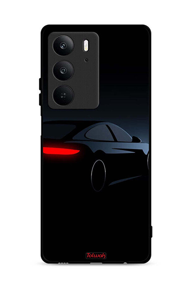 غطاء حماية لهاتف Realme C75 4G بلون السيارة الداكنة