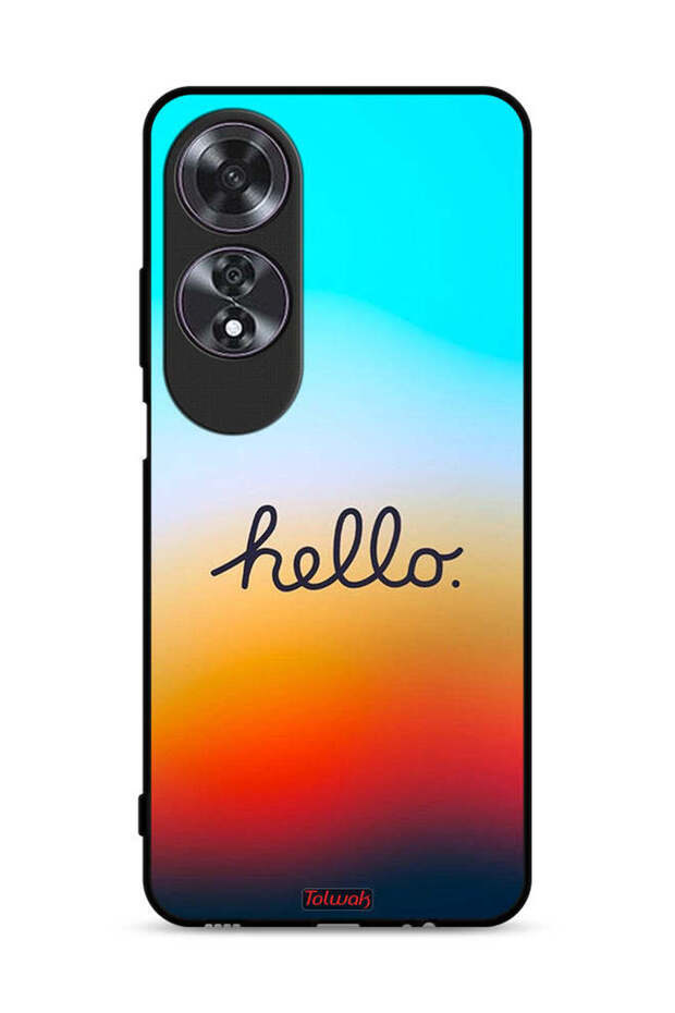 غطاء حماية لهاتف Oppo A60 - مرحباً