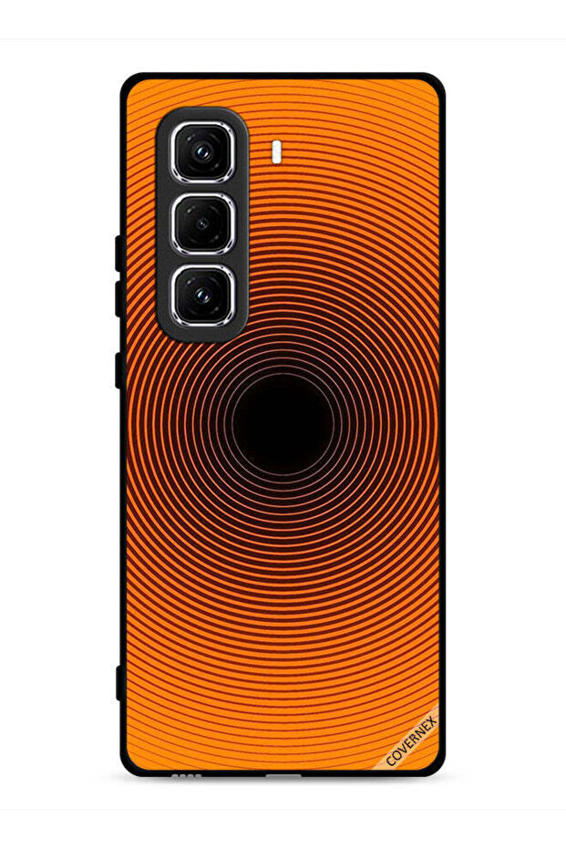 غطاء حماية بنقشة دوائر لهاتف Infinix Hot 50 Pro 4G