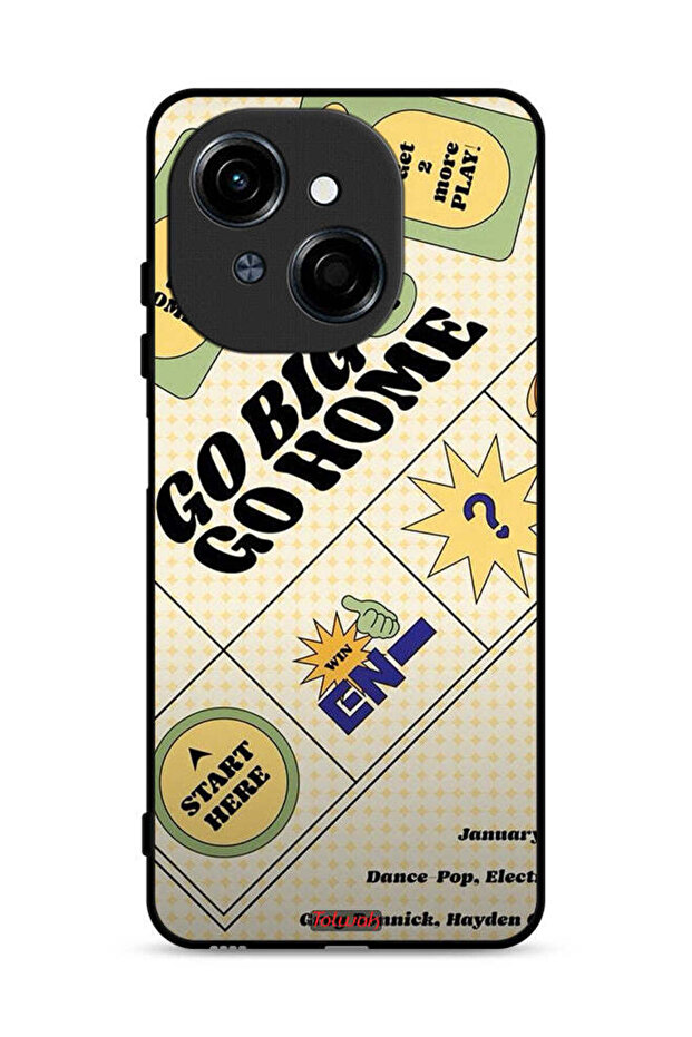 غطاء حماية لهاتف Tecno Spark Go 1 4G - Go Big Or Go Home