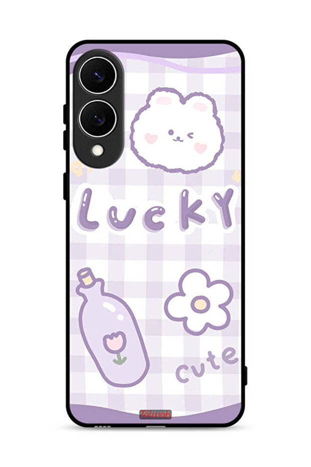 غطاء حماية لهاتف Samsung Galaxy S25 Edge Lucky Cute