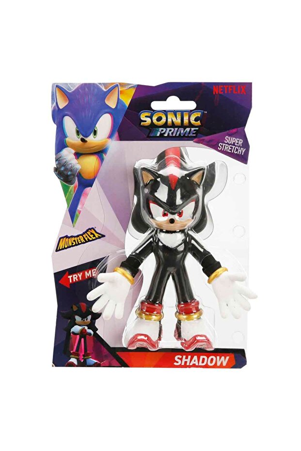 Monster Flex Sonic Prime Stretch Figür - Shadow - 4