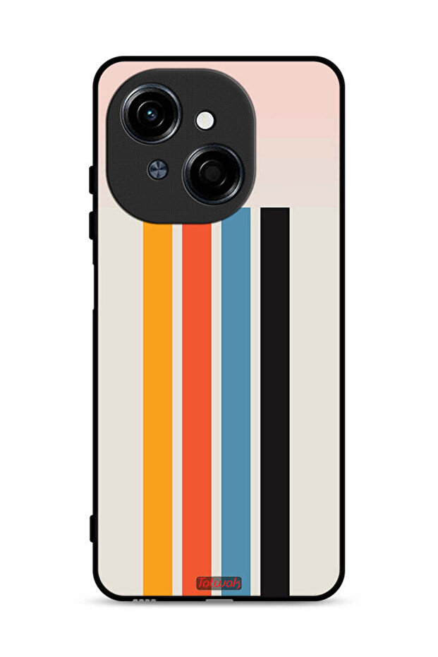 Tecno Spark Go 1S 4G Protective Case Cover Straight Lines Pattern