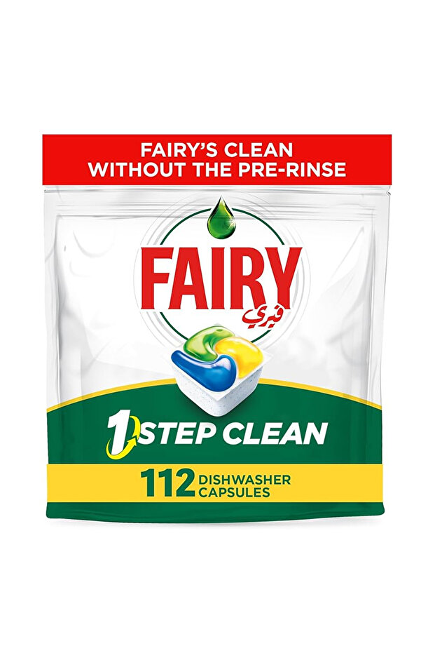 أقراص تنظيف غسالة الأطباق الأوتوماتيكية بخطوة واحدة، 112 قرصًا - 1