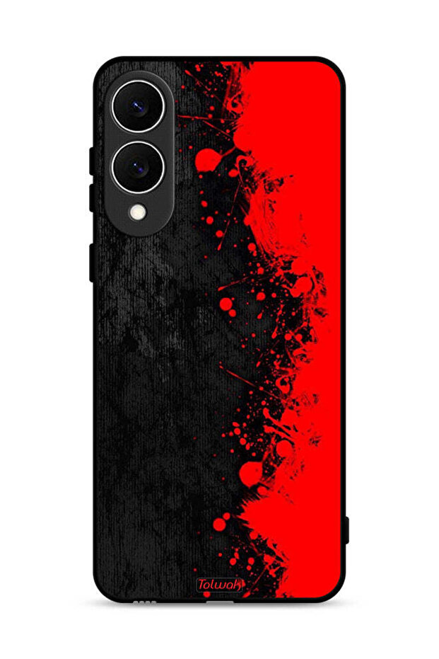 غطاء حماية لهاتف Samsung Galaxy S25 Edge بنمط تجريدي