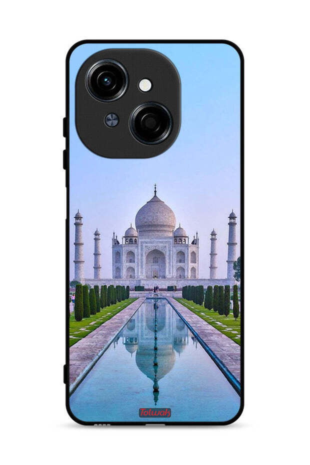 غطاء حماية لهاتف Tecno Spark Go 1S 4G بتصميم تاج محل
