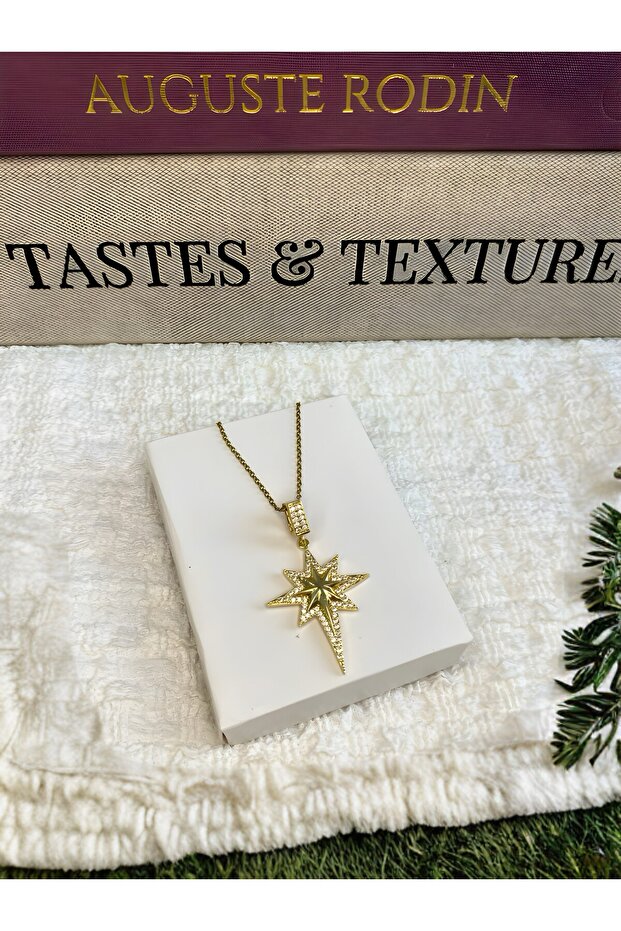 Şimşek Paslanmaz Çelik Kolye - 3