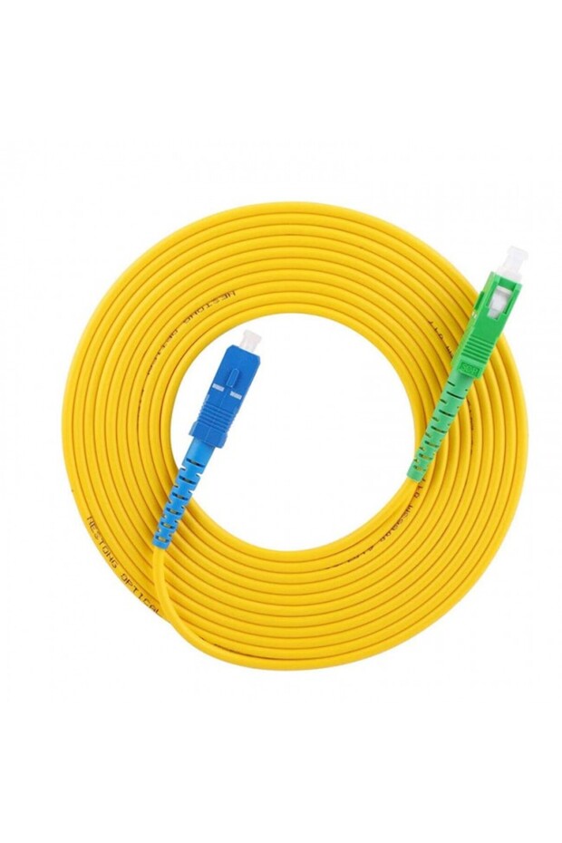 SC / UPC to SC / APC fiber optik kablo fiber Optik patch cord kablo 15m - 1