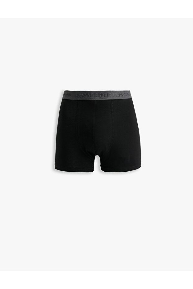 Regular Fit Basic Pamuklu 3'lü Boxer Seti - 2