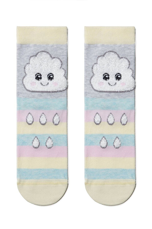 Fluffy Cloud cotton socks - 1
