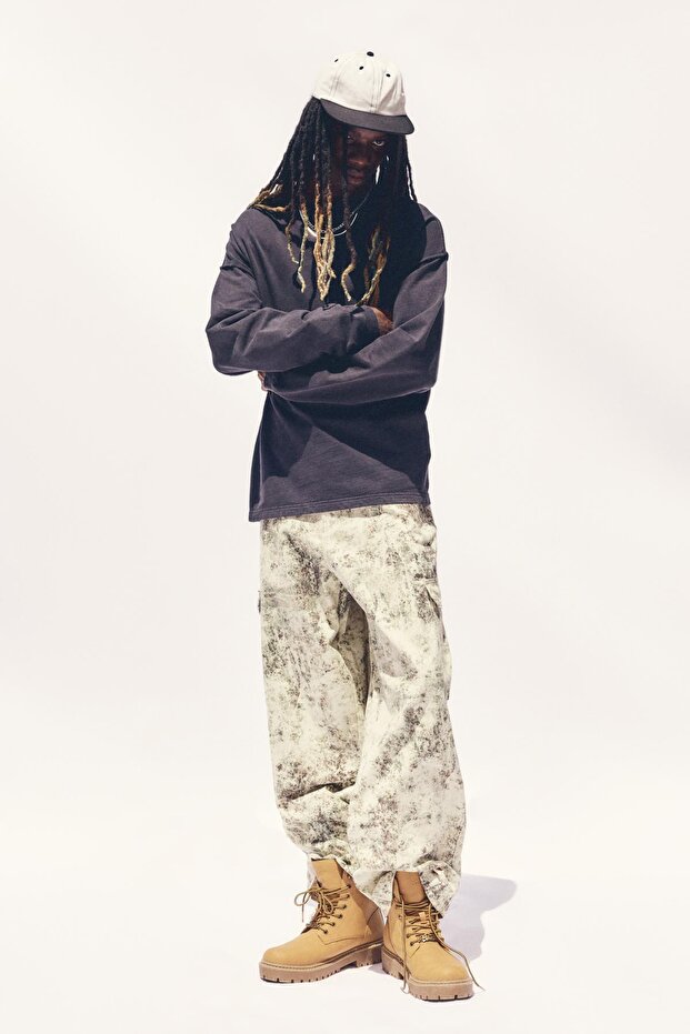 Uzun kollu dikişli tişört - 2