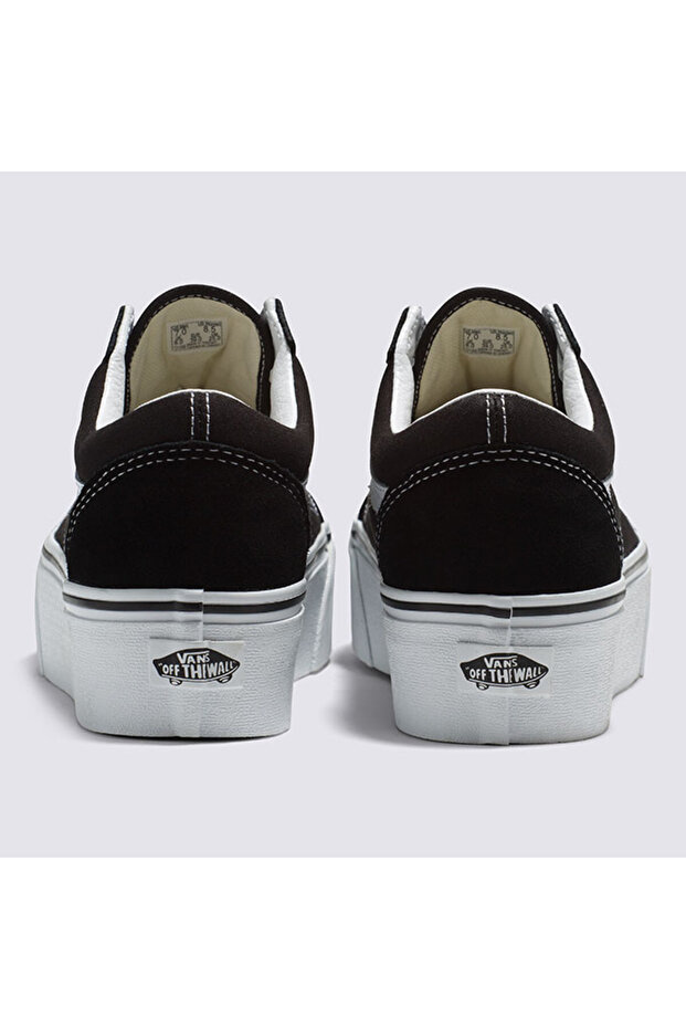 Old Skool Stackform Siyah Kadın Sneaker - 5