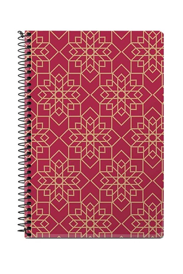 Ottoman Art A5 Spiral Notebook Pink/Beige