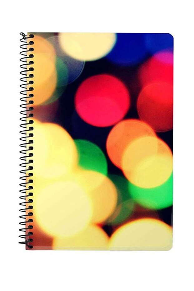 City Lights A5 Spiral Notebook Multicolour
