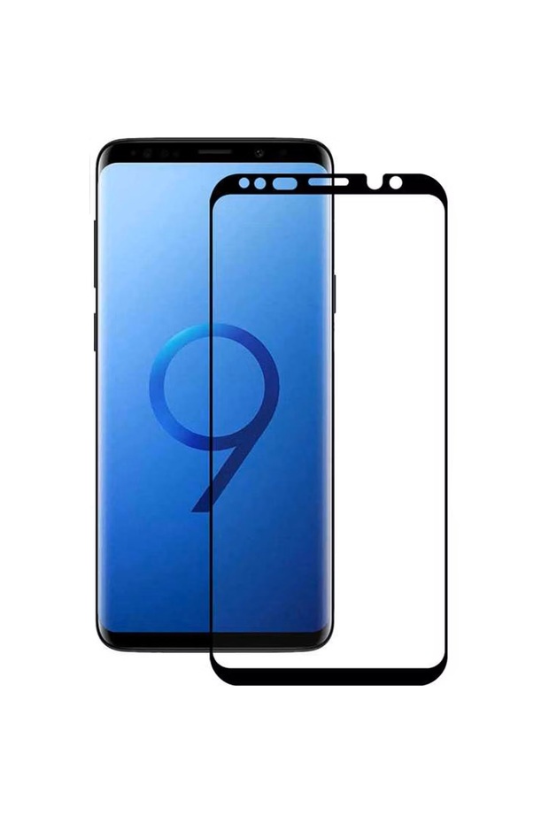3D Curved Tempered Glass Seamless Full Screen for Samsung Galaxy S9 - Black