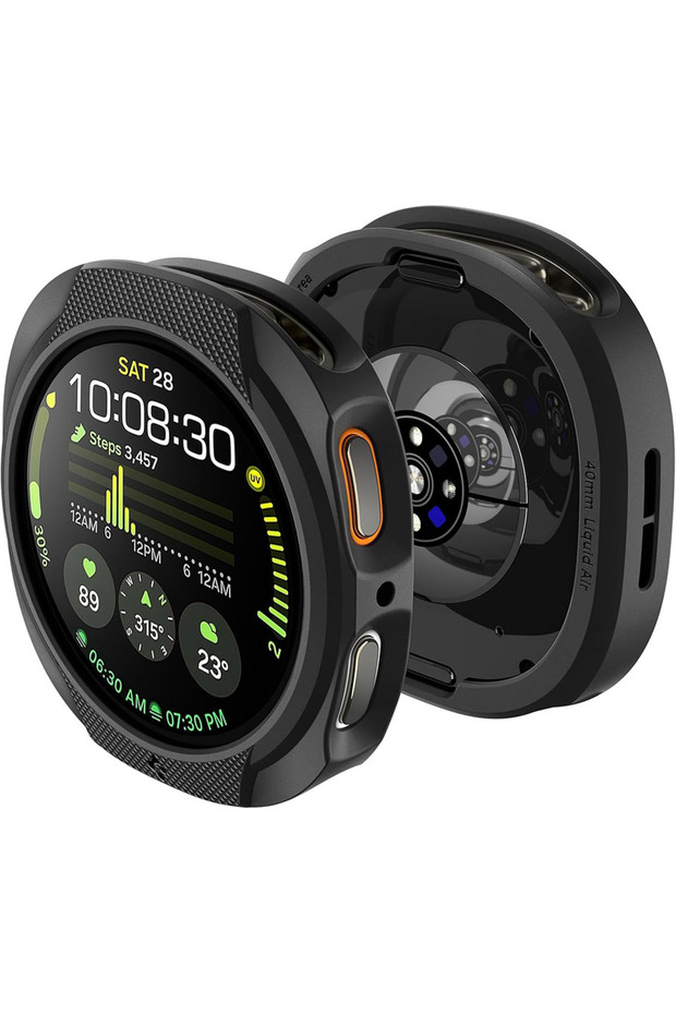 Liquid Air for Samsung Galaxy Watch 8 Classic 46mm Case (2025) - Matte Black
