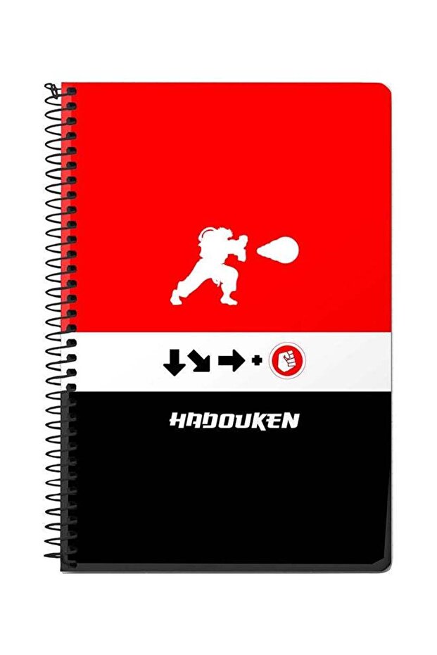 Hadouken A5 Spiral Notebook Multicolour