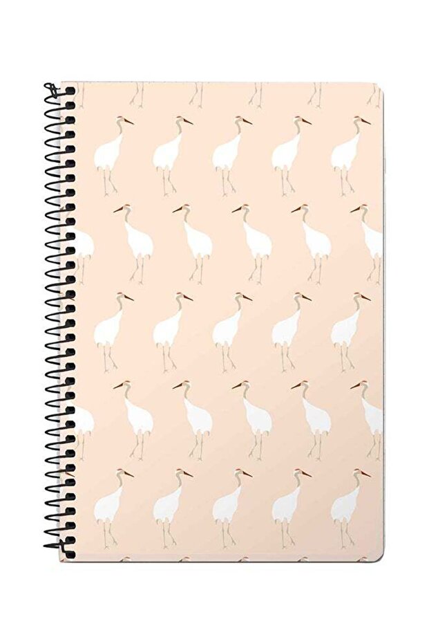 Frozen Turkey A5 Spiral Notebook Pink/White