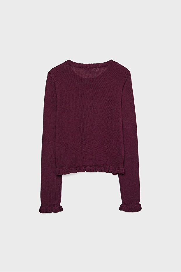 كارديجان محبوك بأزرار وكشكشة - 7