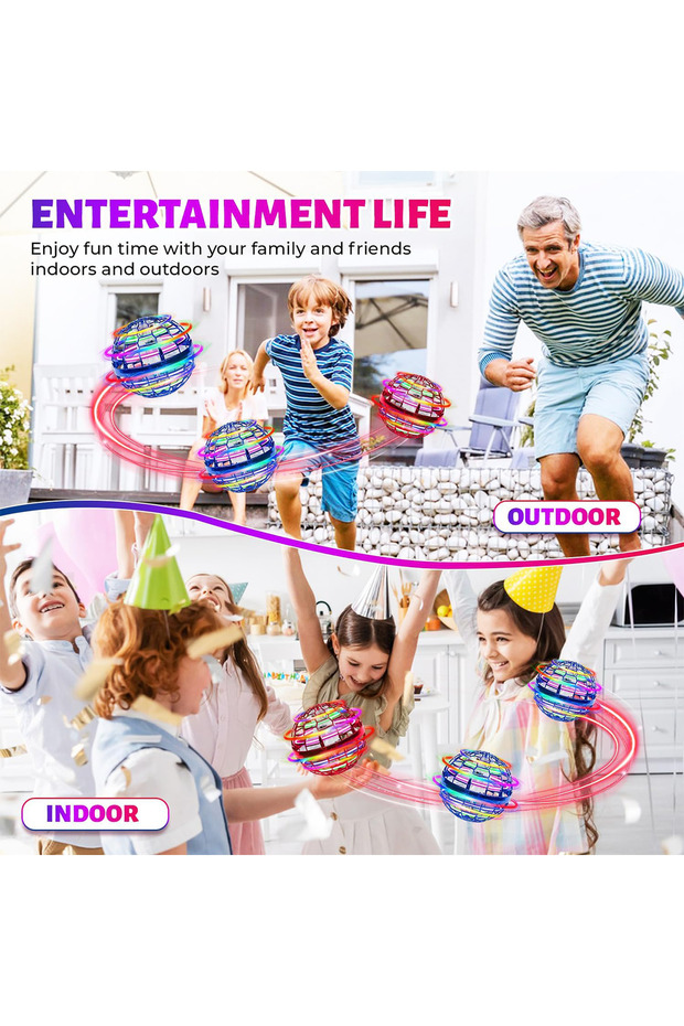 Mesmerizing LED Light Show – Bright multi-color lights create a magical visual effect during flight. - 6