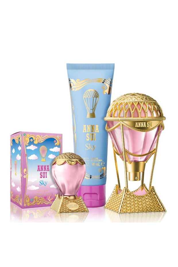 Sky Set Eau De Toilett, for Women 50 Ml with Eau De Toilette 5 Ml with Bl 90 Ml