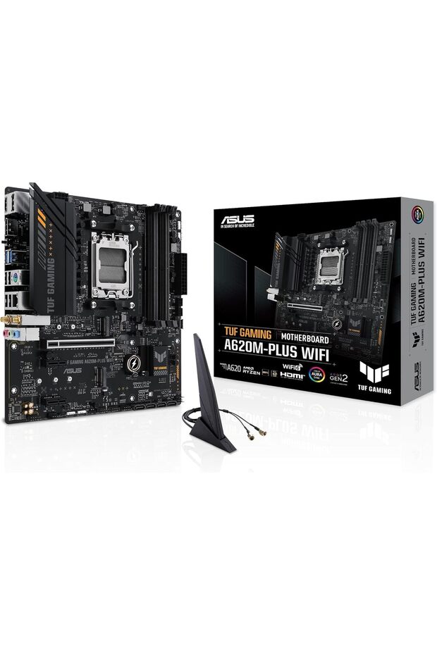 لوحة أم TUF Gaming A620M-PLUS WiFi DDR5، مقبس AM5 - 1