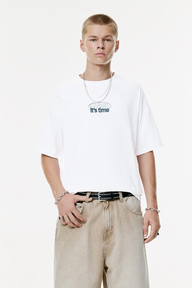 STWD işlemeli t-shirt - 3