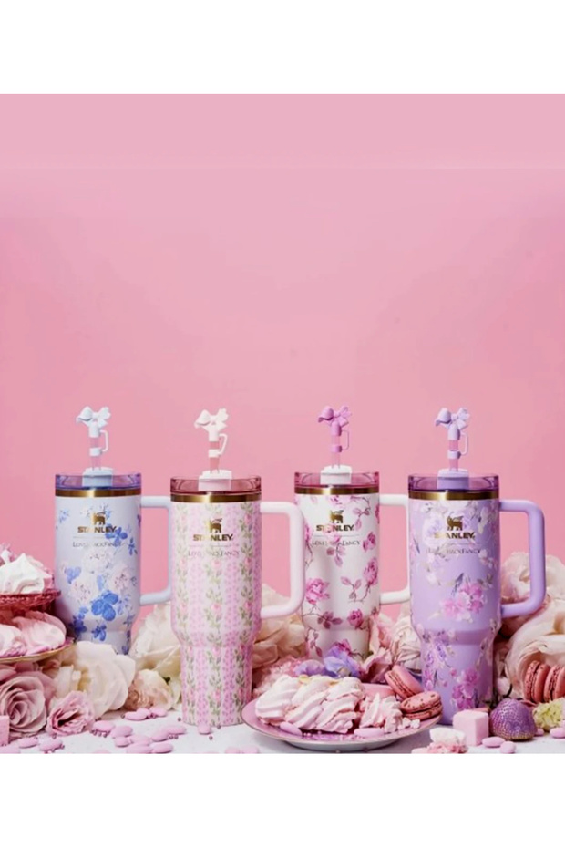 Loveshackfancy 40OZ Ribbon Rosa - 4
