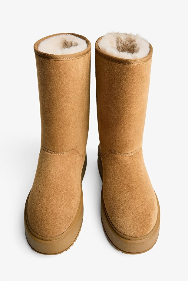 Kürk astarlı platform bot - 3