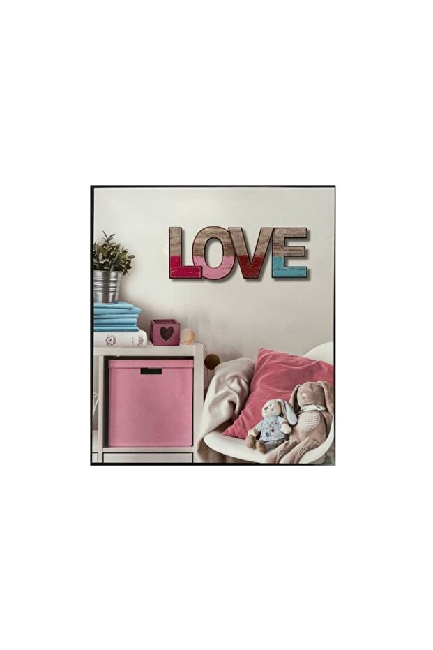 LOVE wall sticker, Multicolor - 3