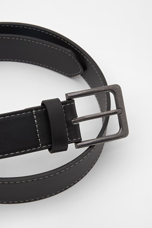 Kontrast dikişli kemer - 3