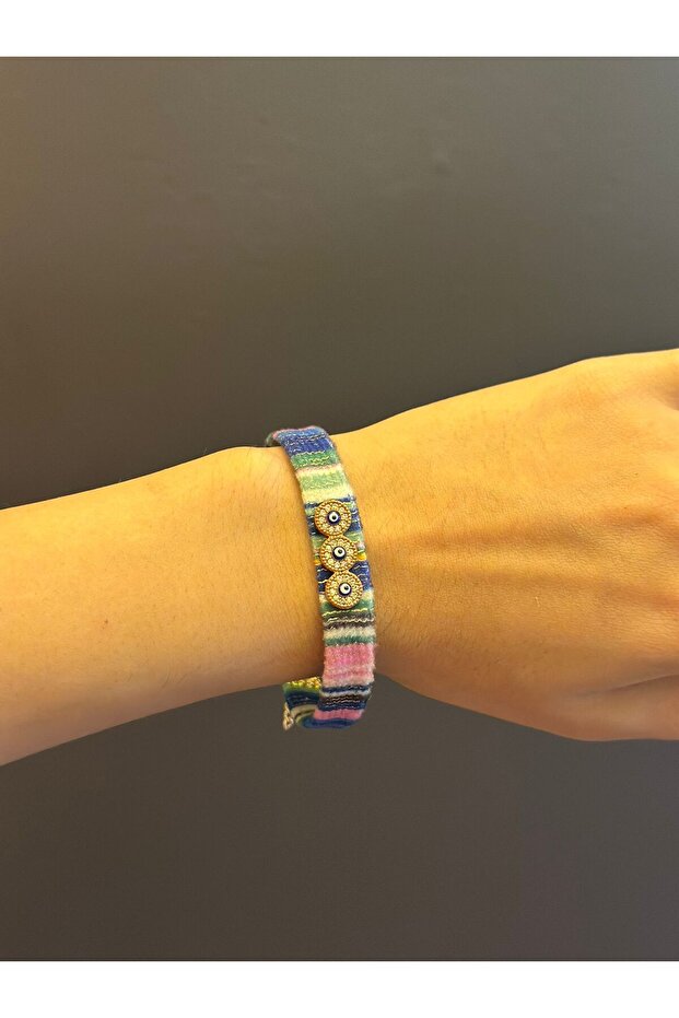 Handmade Evil Eye Beaded Bracelet