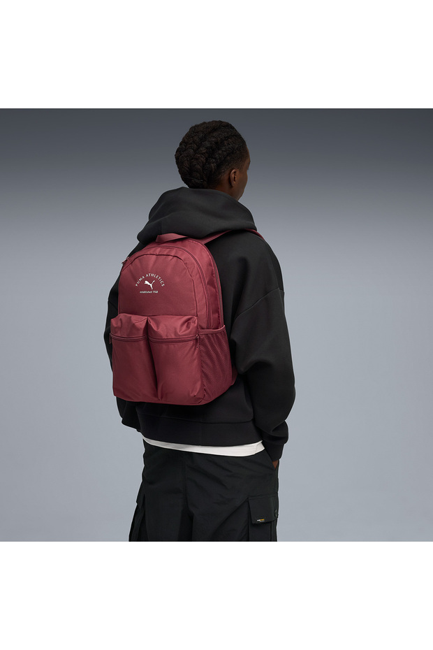 Phase Class Unisex Bordo Günlük Stil Sırt Çantası 09173420 - 3