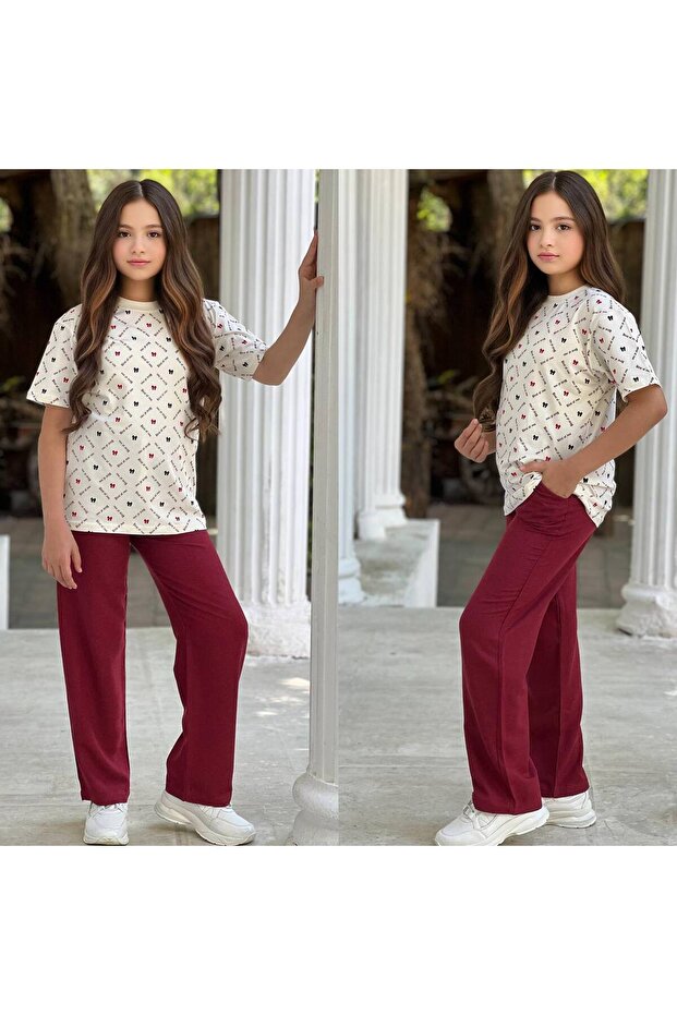 Linen Pants T-Shirt Young Children's Set