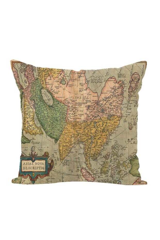 Decorative Printed Soft Pillow Multicolour 45 x 45cm