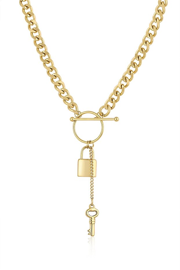 Kadın Çelik Kolye DKJ.3.20005-2 - 1