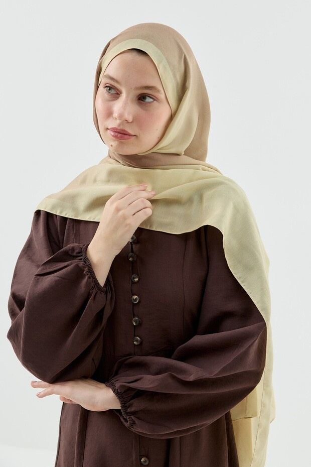 Ombre Desen Pamuk Şal - 3