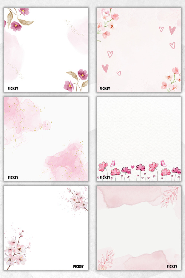 Flower Memo Pad - 9*9 cm Size - 50 Sheets - Notepad - Memopad - Note Paper - to Do List - Notebook - 1