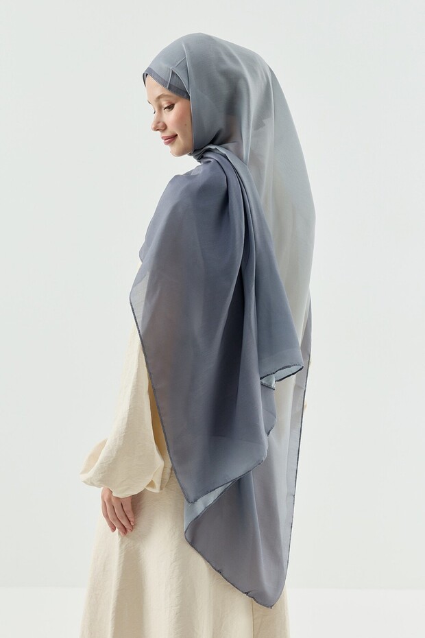 Ombre Desen Pamuk Şal - 3