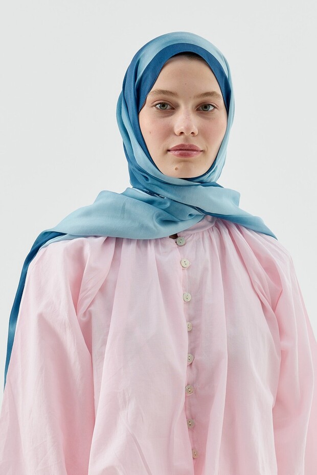 Mist Desen Pamuk Şal - 1