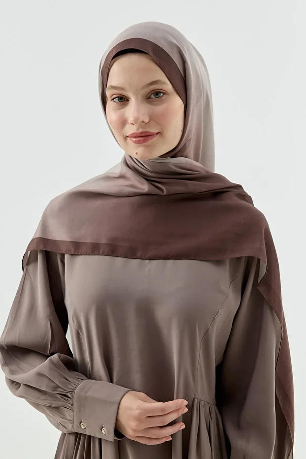 Ombre Desen Pamuk Şal - 1