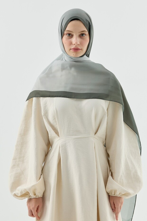 شال قطن بنمط أومبير - 1