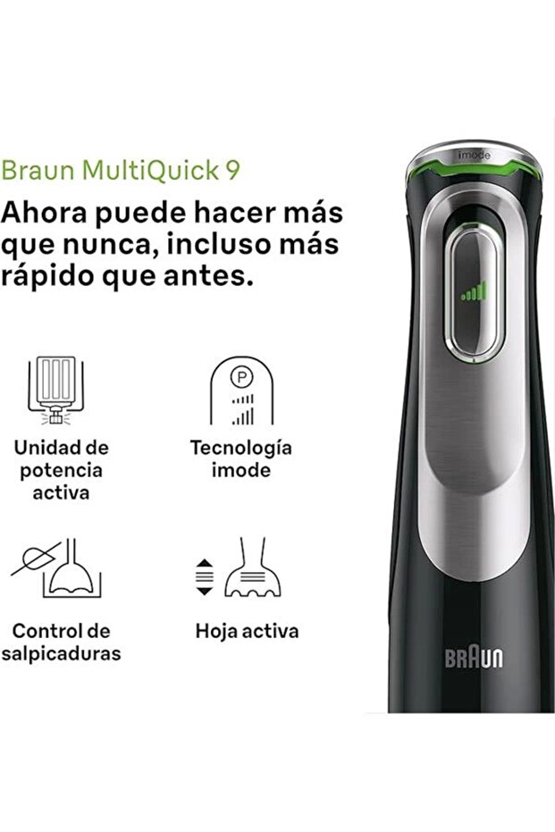 MultiQuick 9 MQ 9147X el mikseri – Active PowerDrive ve SplashControl ile, püre yapma çubuğu - 3