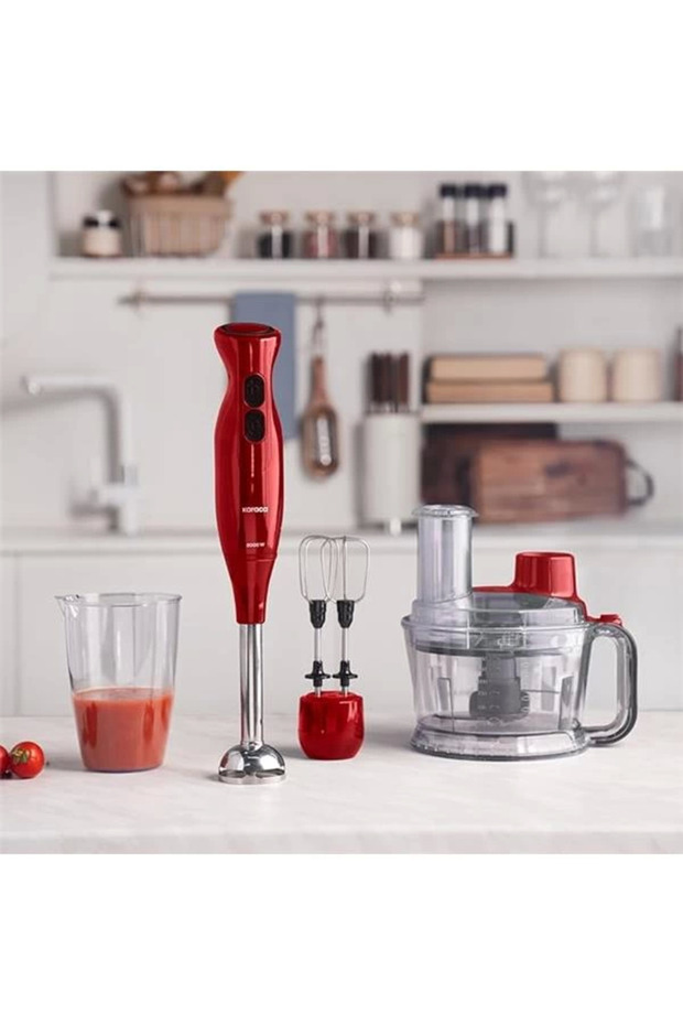 PRO-MULTIMAX 6 IN 1 ÇOK AMAÇLI MUTFAK ROBOTU RED - 3
