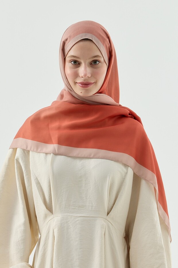 Ombre Desen Pamuk Şal - 1