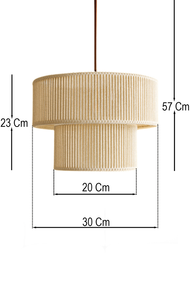 Duolio Handmade Tekli Sarkıt Avize - 3