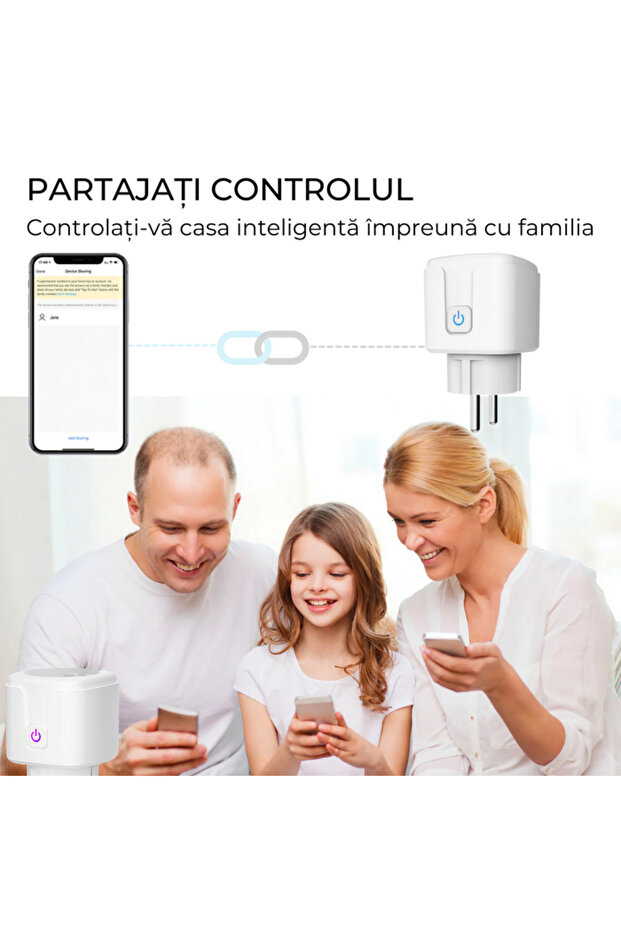Wifi smart socket, energy consumption monitoring, Timer, app, Charging protection, Alexa, Tuya - 7