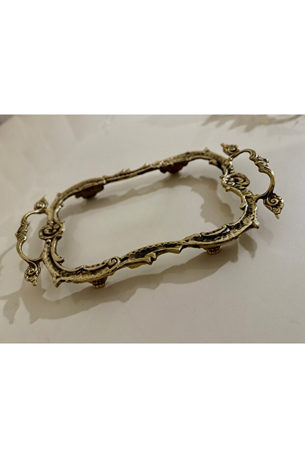 Esterhomedecor Mirrorless Rectangular Rice Tray 32*16cm - 1