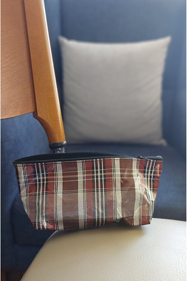 Patterned Makeup Bag - Large Size - 2